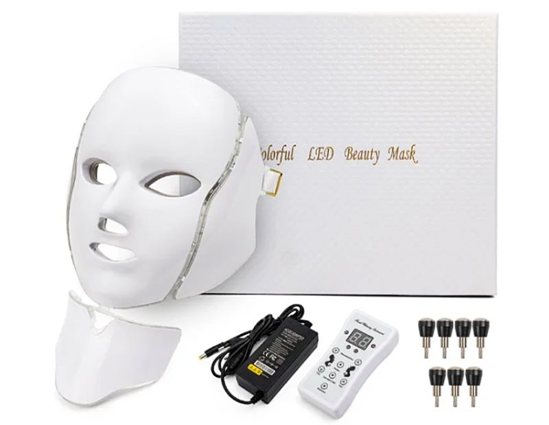 מסכת יופי LED צבעונית