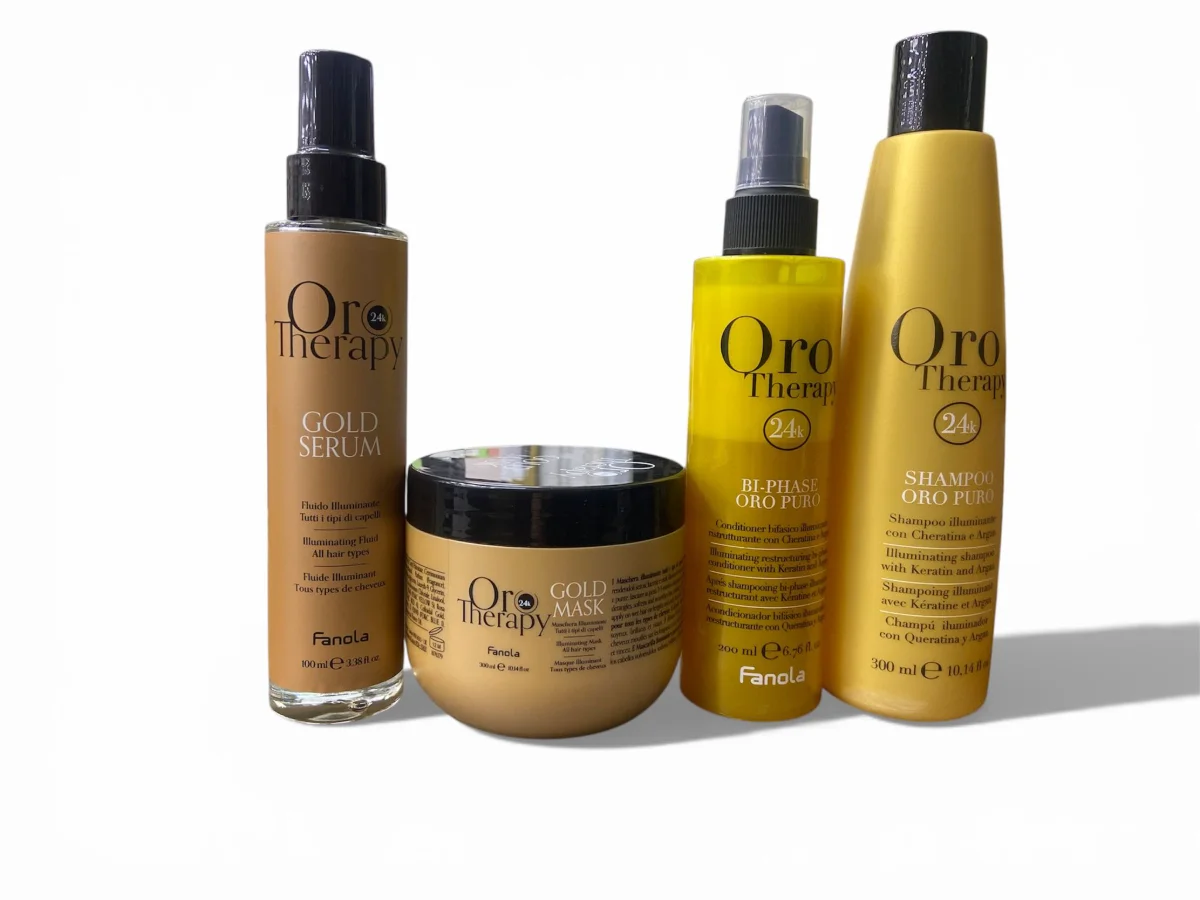 מארז זהב Oro Therapy מבית Fanola בגודל קטן