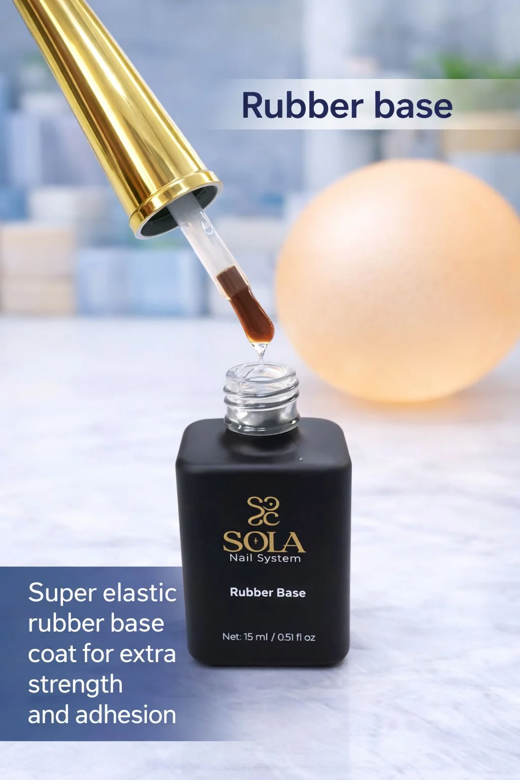 בסיס גומי שקוף SOLA