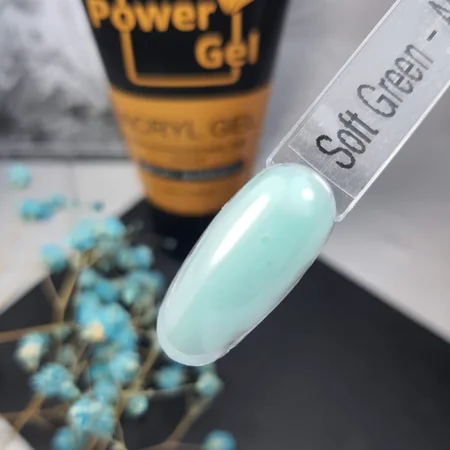 POLY GEL POWER GEL 30 גרם ירוק רך