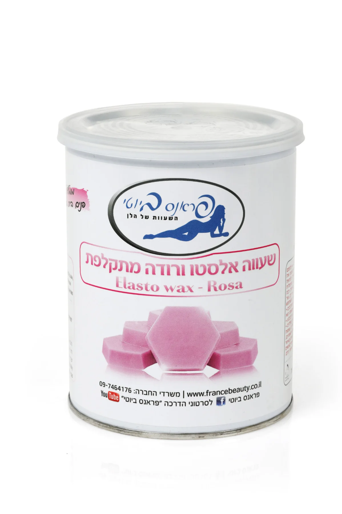 קופסת נרות מברזל ורד 800 מ"ל