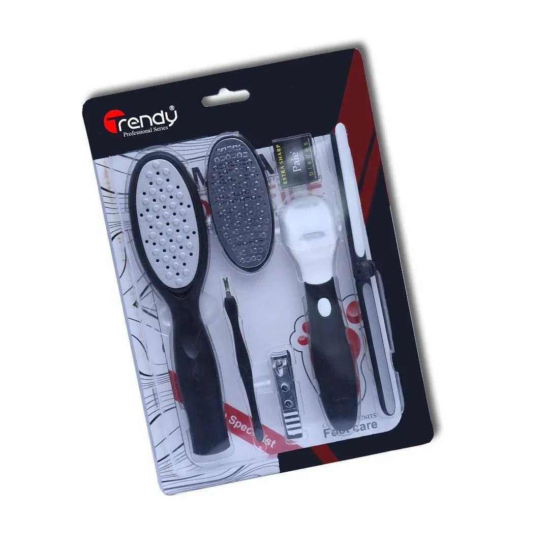 סט מודרני לטיפול בכף הרגל 7 חלקים