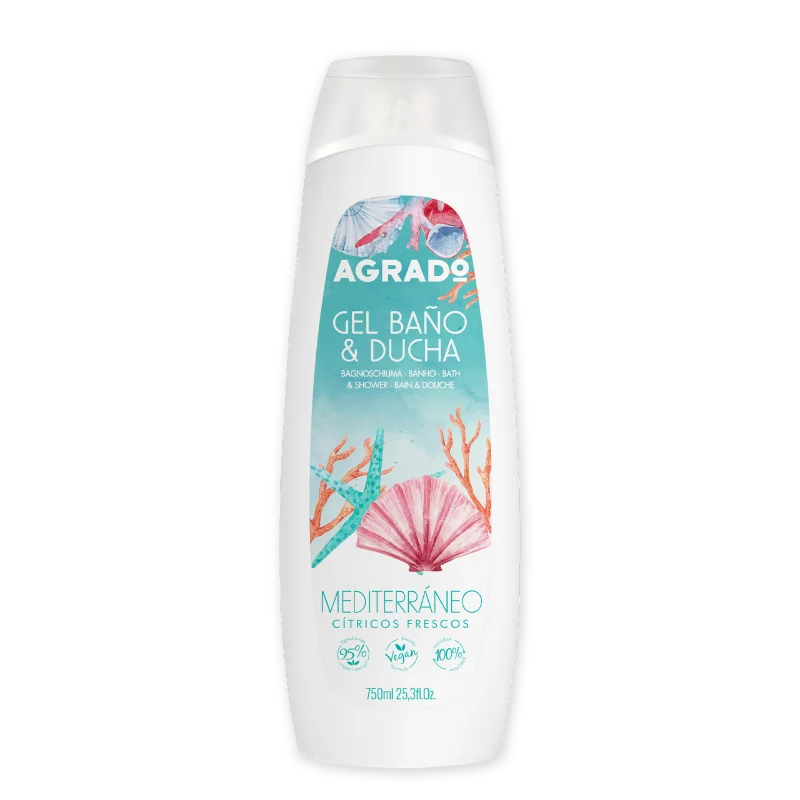 ג'ל רחצה Agrado Mediterranean 750 מ"ל