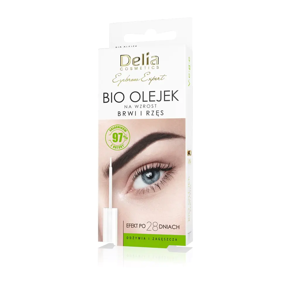 שמן טיפוח גבות וריסים של Delia Cosmetics