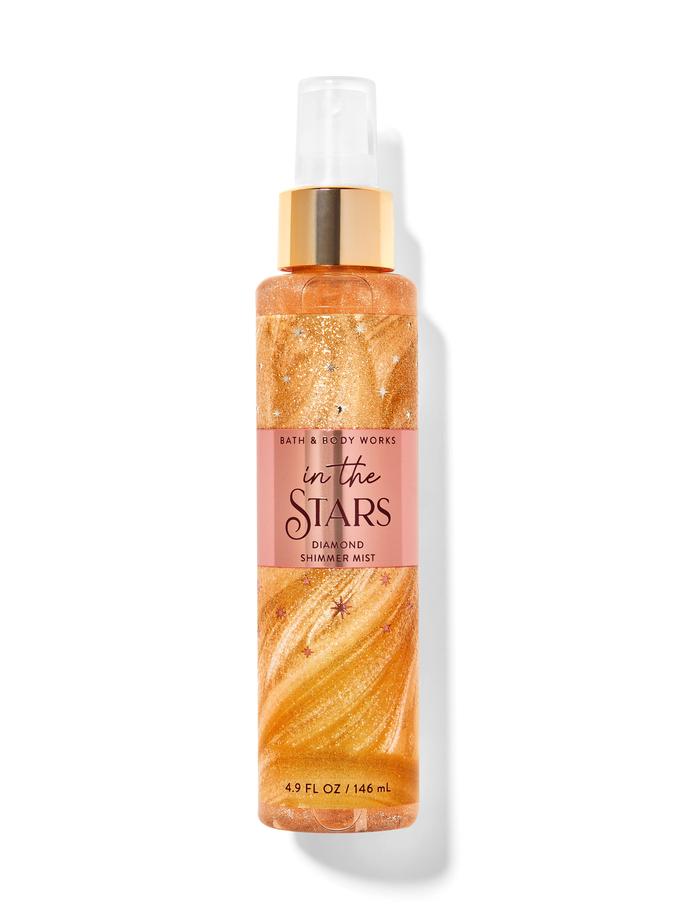 Splash Bath and Body Works עם נצנצים של In The Stars