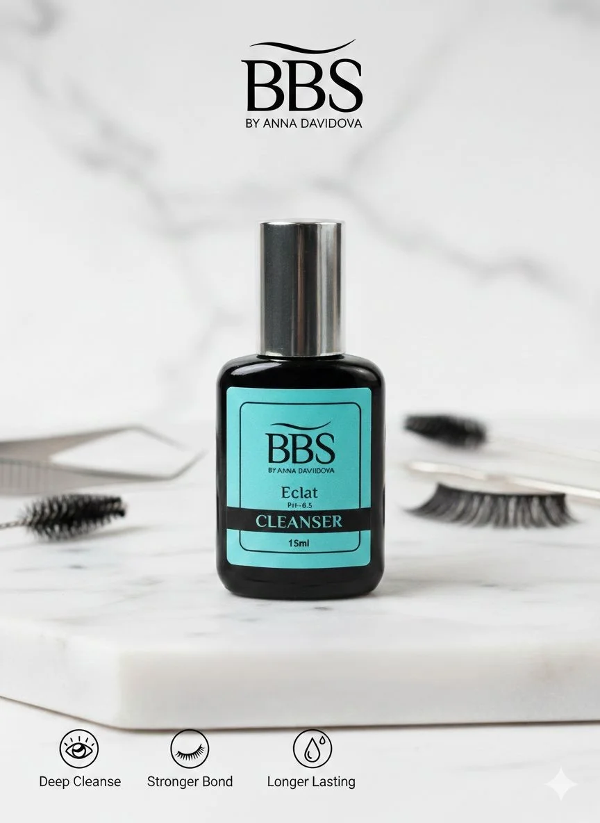 מנקה וסטריליזטור לפני השתלת ריסים BBS