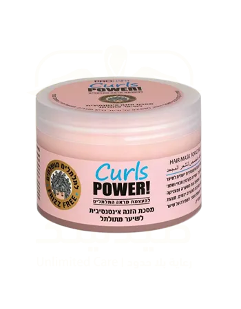 מסכת כוח לשיער מתולתל Pro Hair+ Curls 400 מ"ל