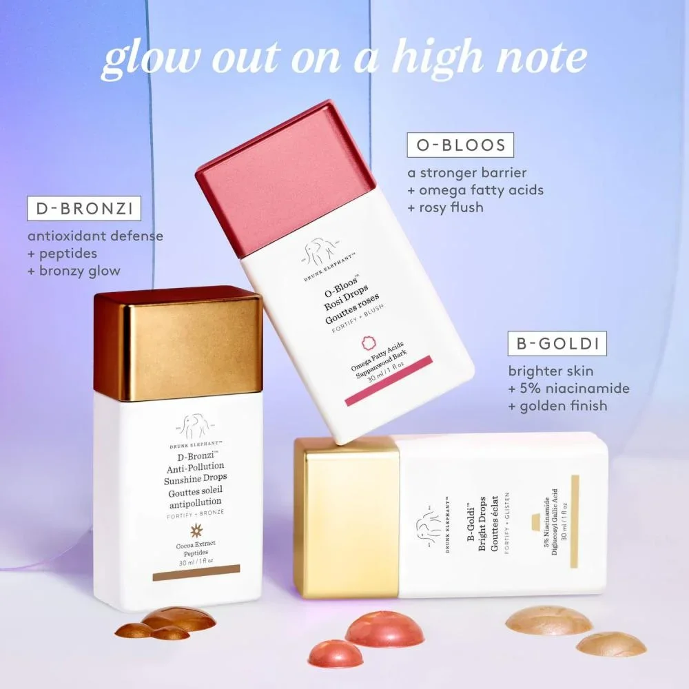 סט סרום עור Bright Drops להוספת ברק, 30 מ"ל