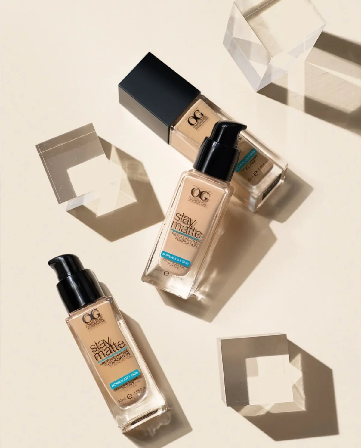 OG Matte Full Cover Foundation לעור רגיל עד יבש 30 מ"ל