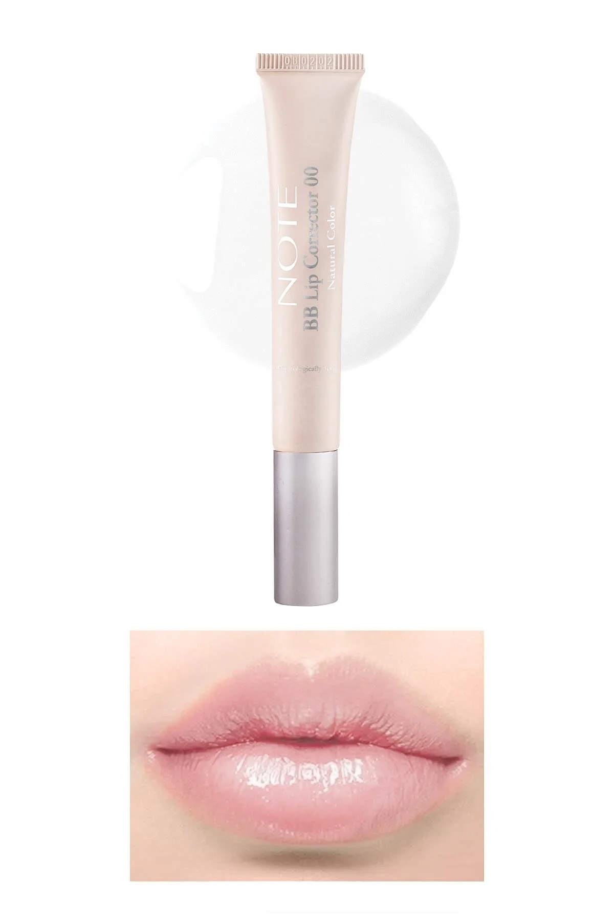 Note BB Lip Corrector 00 Color Correcting Lip Gloss - שקוף 3