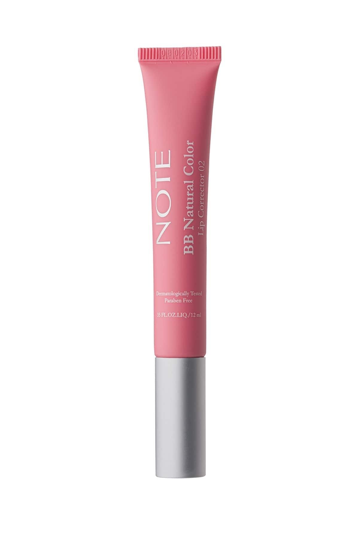 Note BB Lip Corrector 02 Color Correcting Lip Gloss - ורוד
