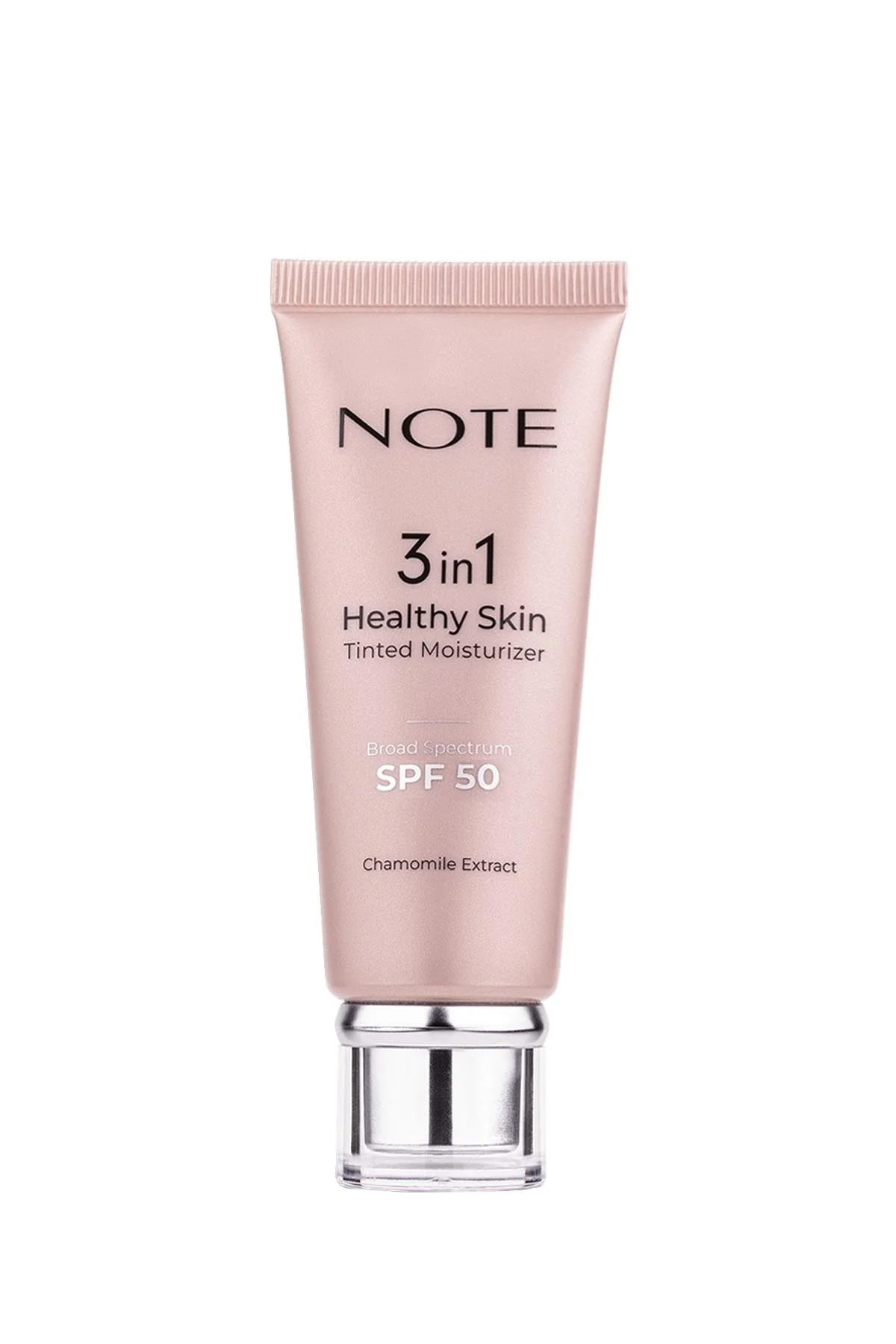 נוט 3 ב-1 קרם לחות בגוון עור בריא SPF 50, קרם מתקן ומאיר גוון עור