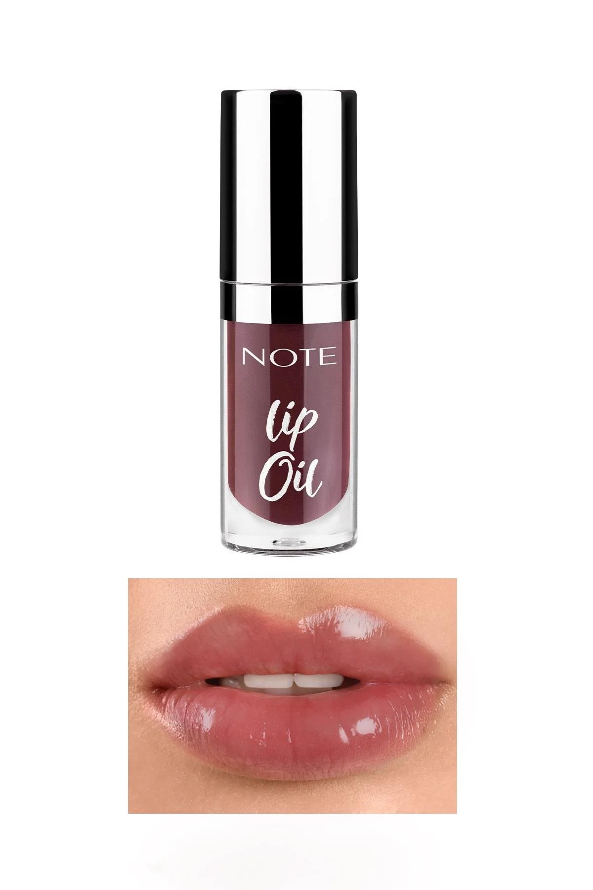 Note Lip Oil 30 Deep Berry, Moisturizing & Glowing Lip Oil - ויולט 3