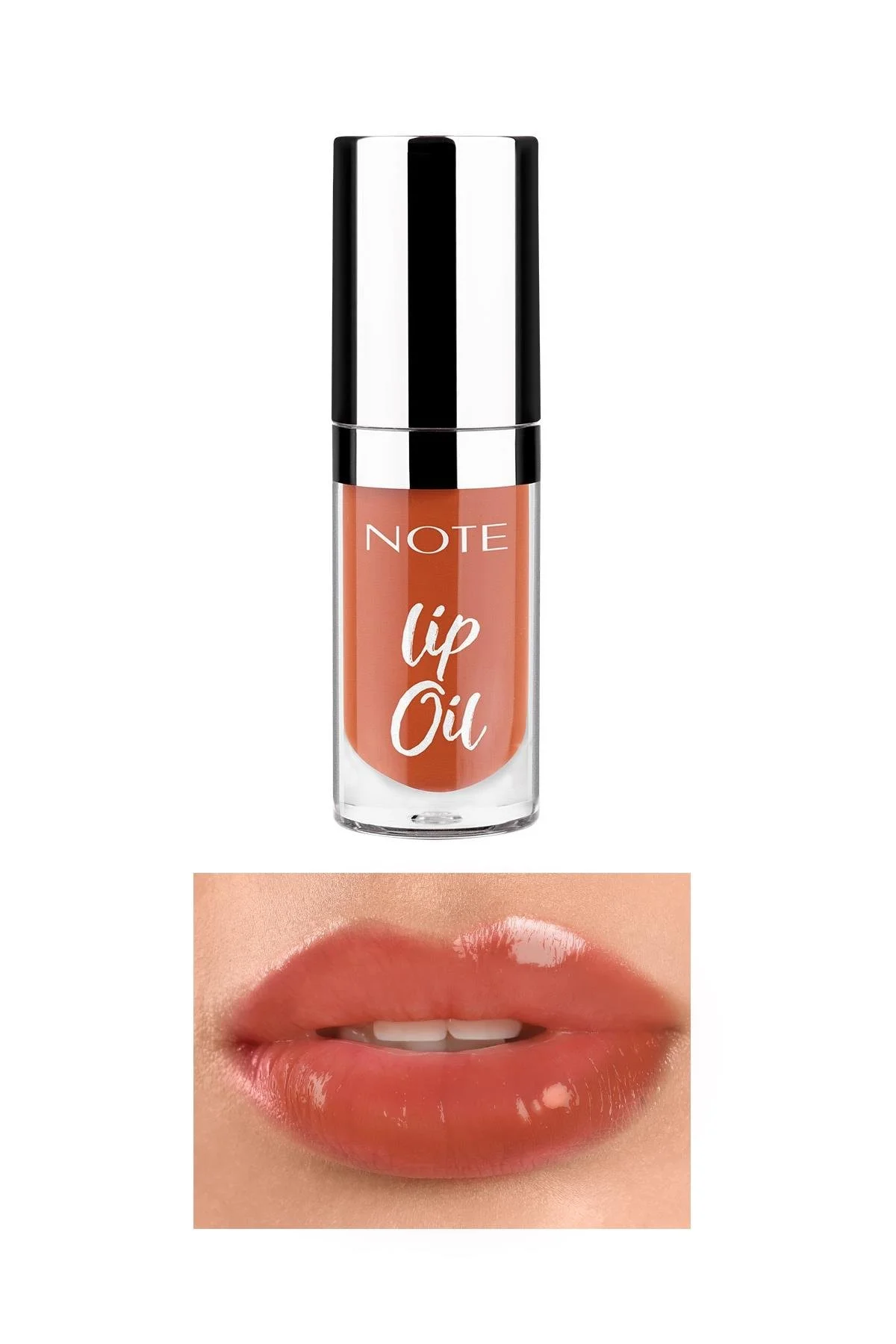 Note Lip Oil 50 Creamy Caramel Moisturizing Lip Gloss - חום 2