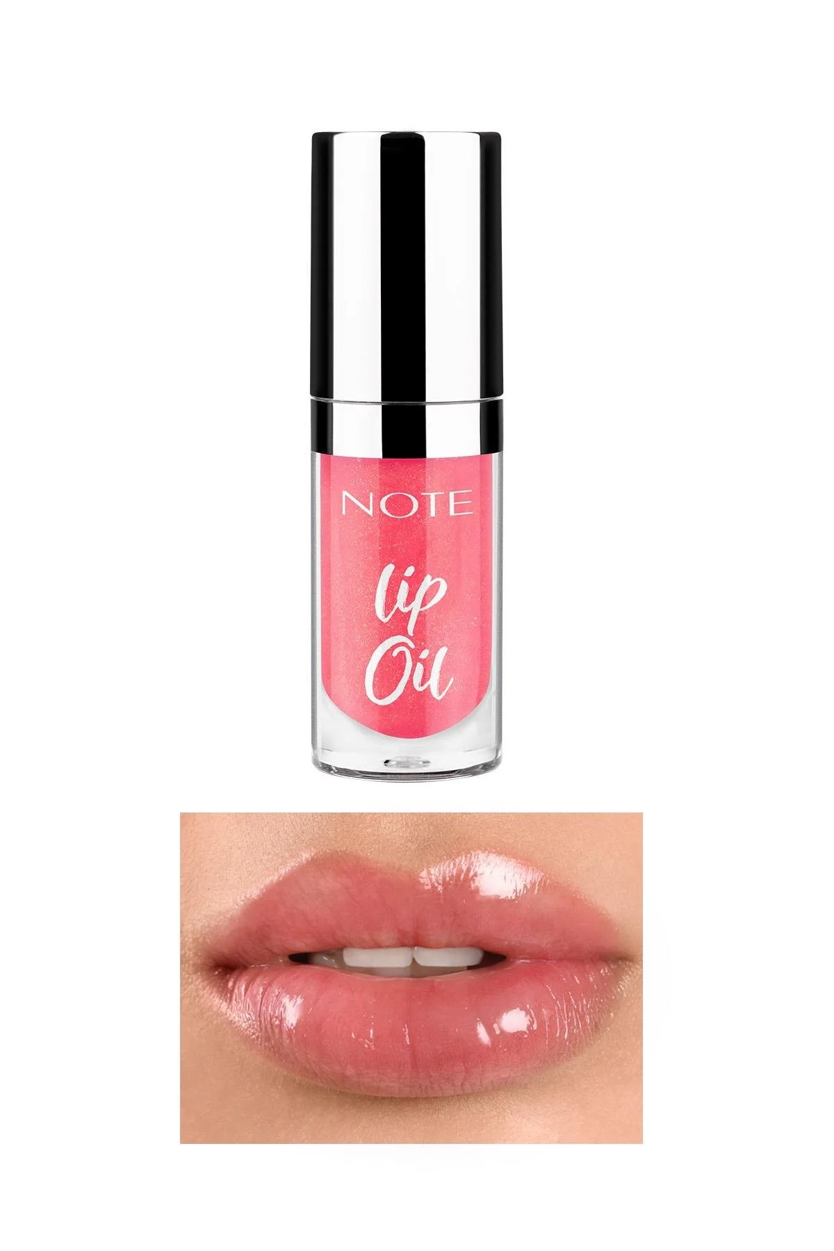 Note Lip Oil 20 Pink for Me, Moisturizing Lip Gloss Oil - ורוד 2