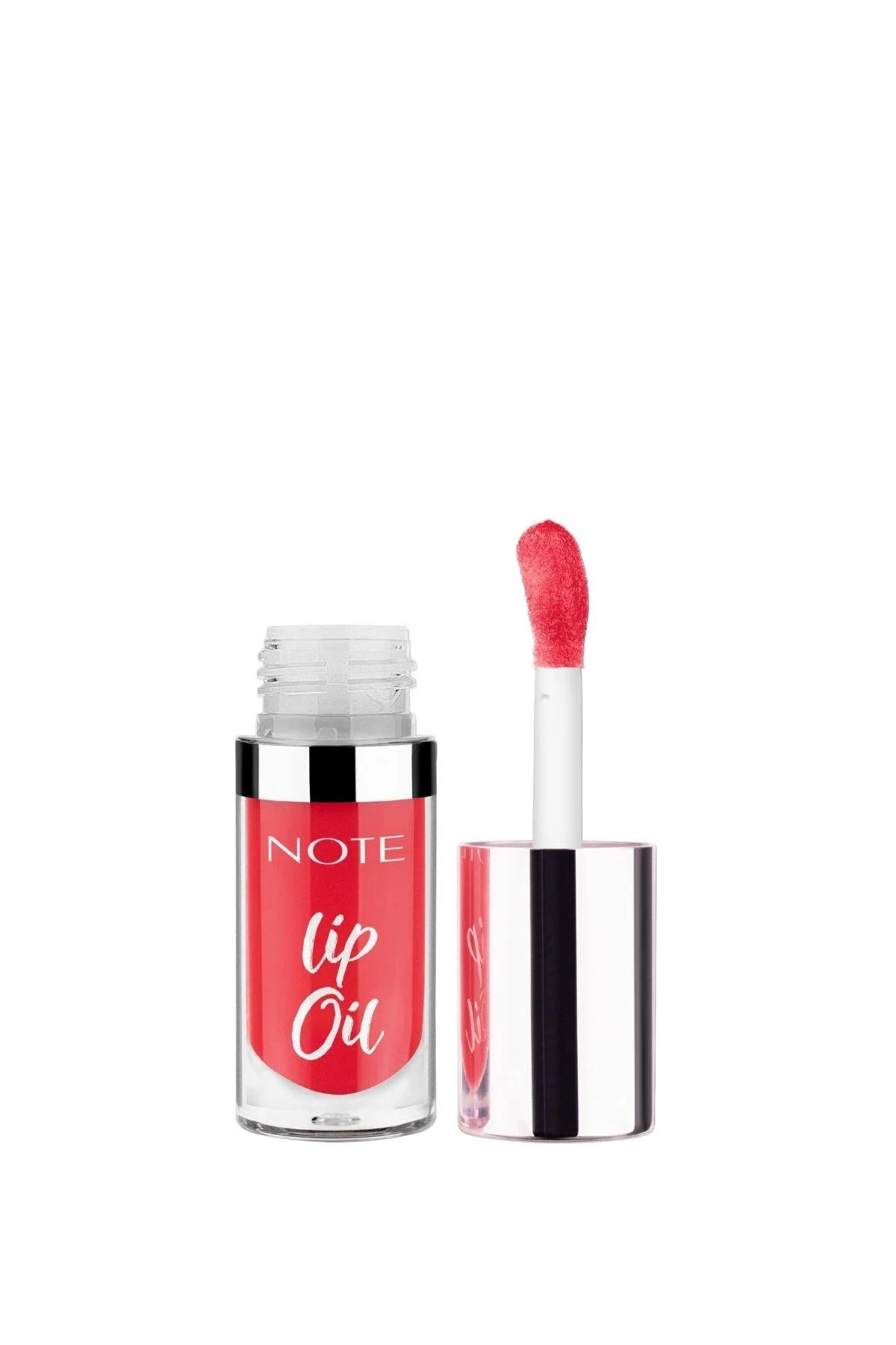 Note Lip Oil 40 Red Sugar, Moisturizing Oil and Lip Gloss - אדום