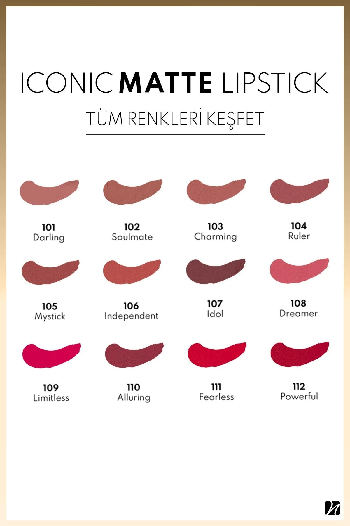 Note Iconic Matte Lipstick 104 4