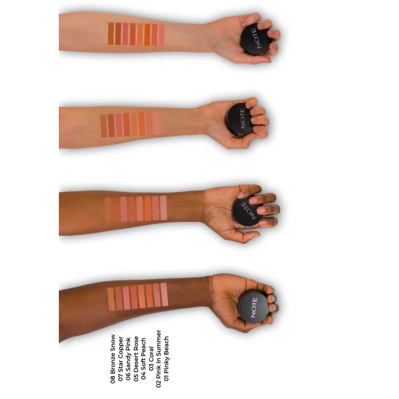 Note Silky Pressed Blush מס' 02 5
