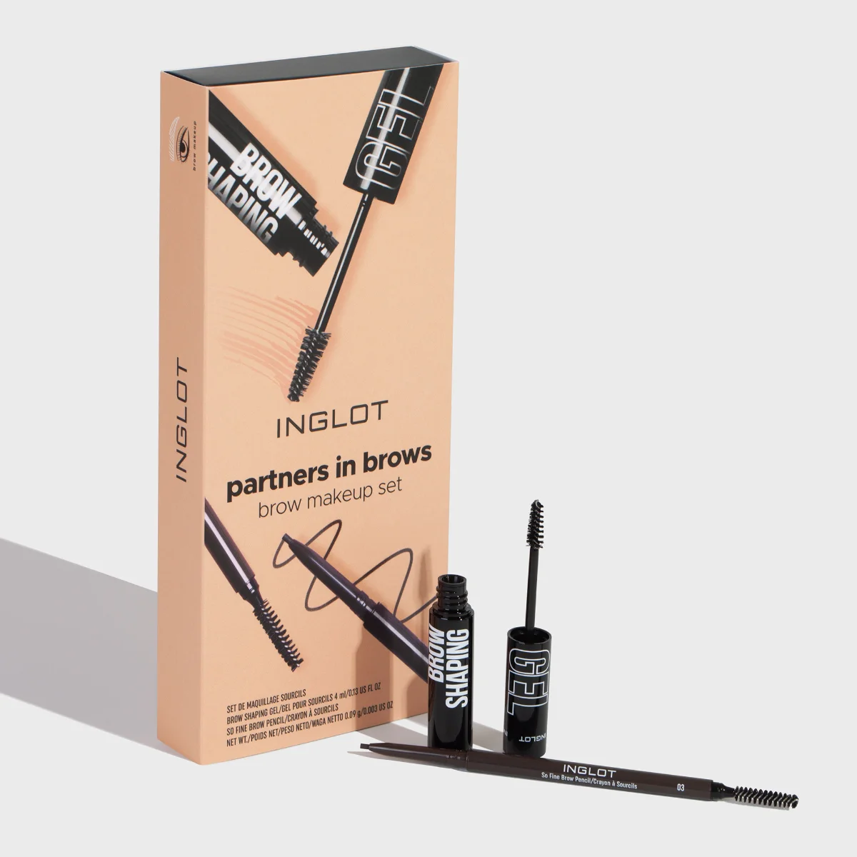 שותפים בערכת עיצוב גבות של Brows Inglot