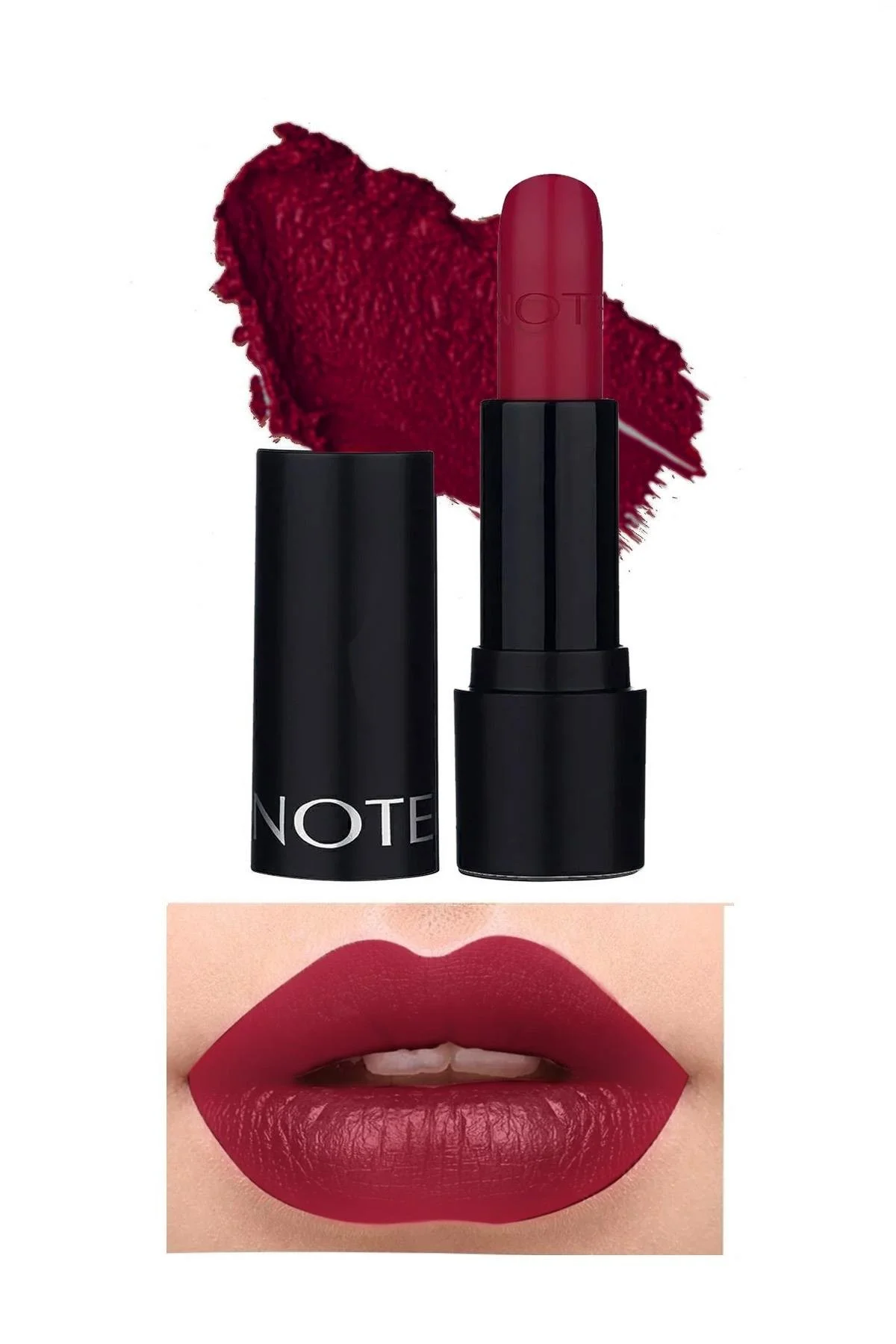 Note Deep Impact Lipstick מס' 14, Warm Cherry, 2
