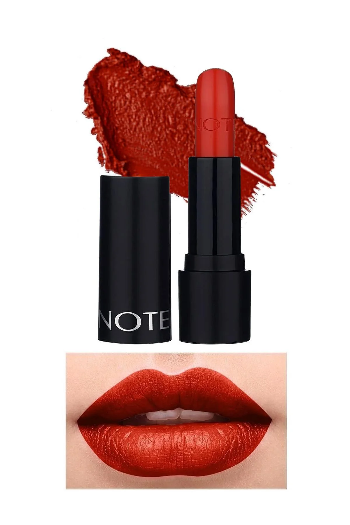 Note Deep Impact Lipstick מס' 12, Flaming Heart Red 2