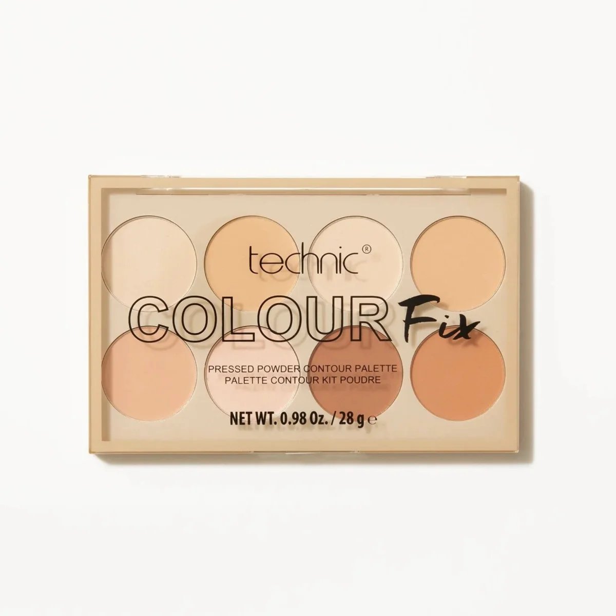 טכניקה Color Fix Pressed Powder Contour פלטת קונטור