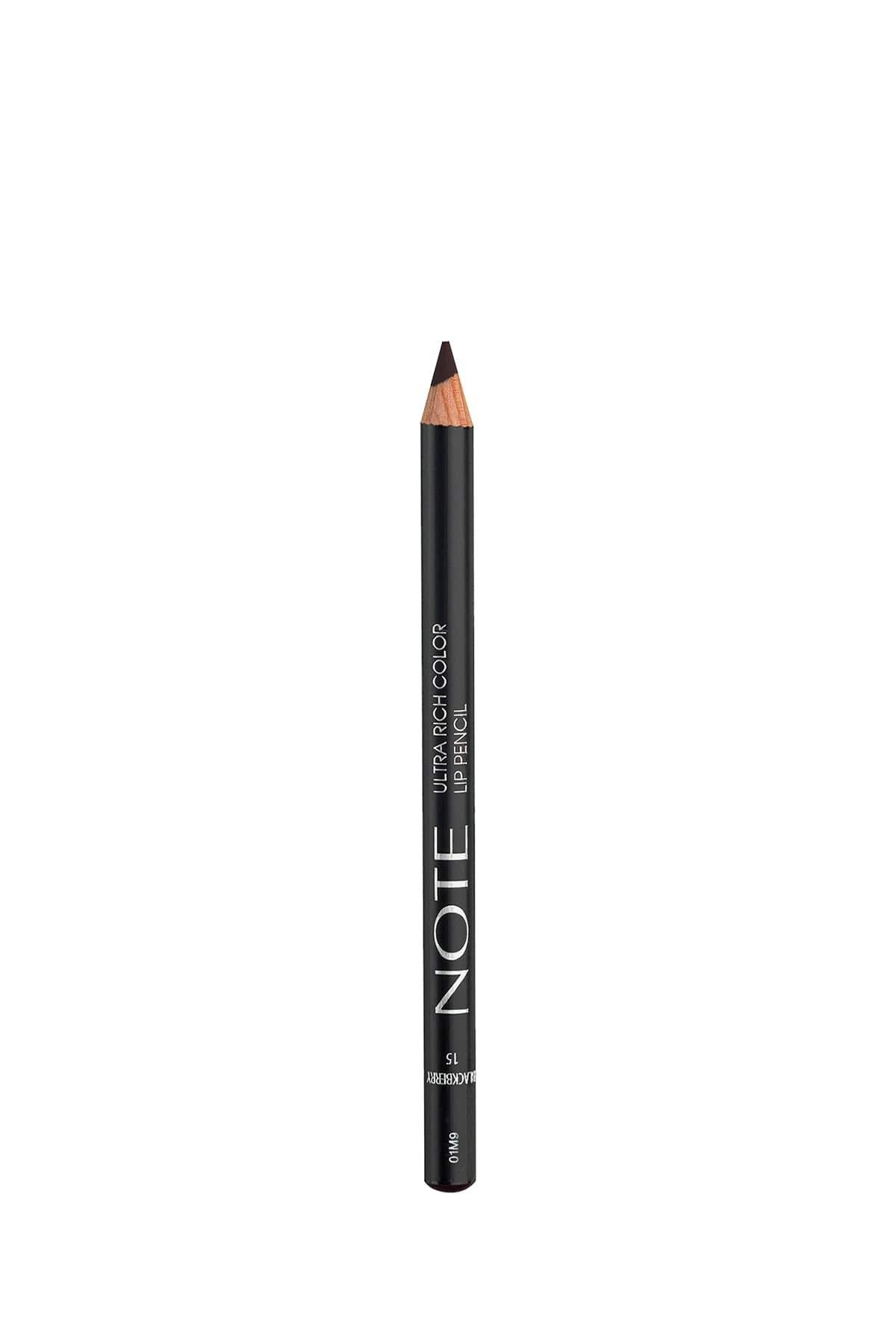 Note Ultra Rich Color Lip Liner מס' 15 - Blackberry - Violet