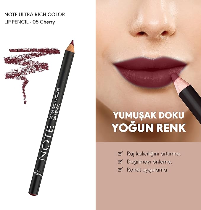 Note Ultra Rich Color Lipstick, מס' 05 - דובדבן, רך 2