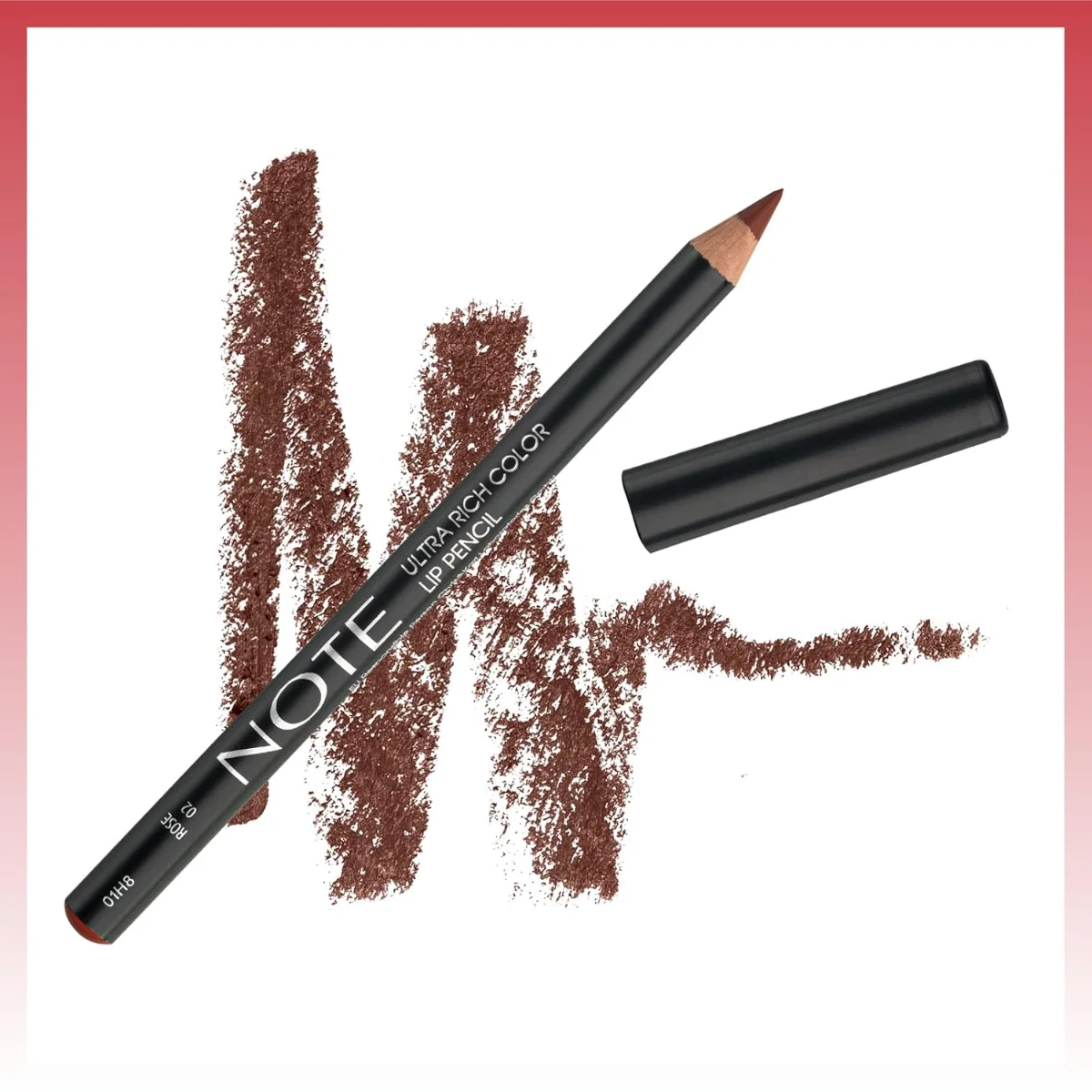 Note Cosmetic Ultra Rich Color Lip Liner, מט 02