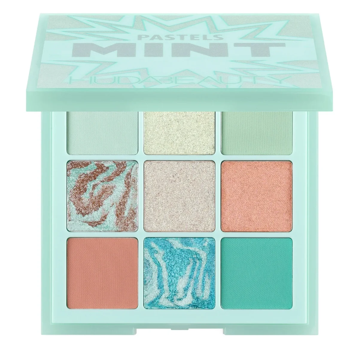 Huda Beauty Pastel Obsessions פלטת צלליות, מנטה