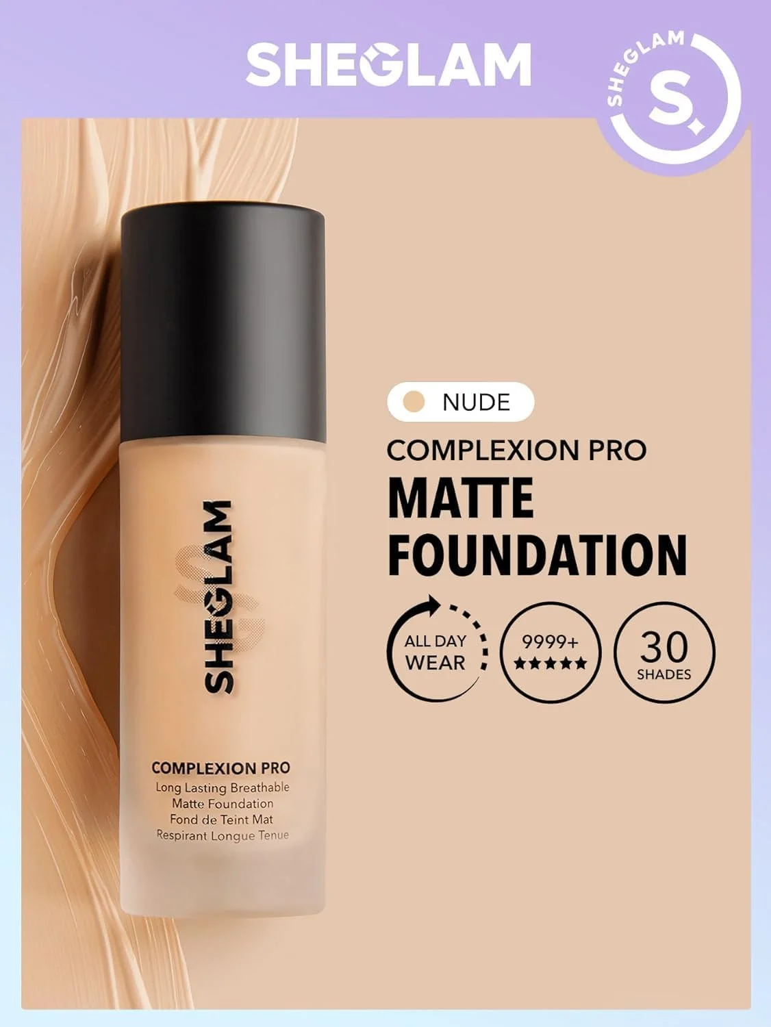 Shiglam Pro Matte Foundation, עירום 2