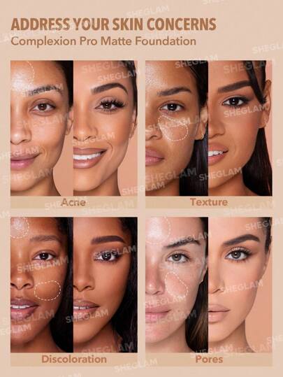 SHEGLAM Pro Matte Foundation - מעטפת 3