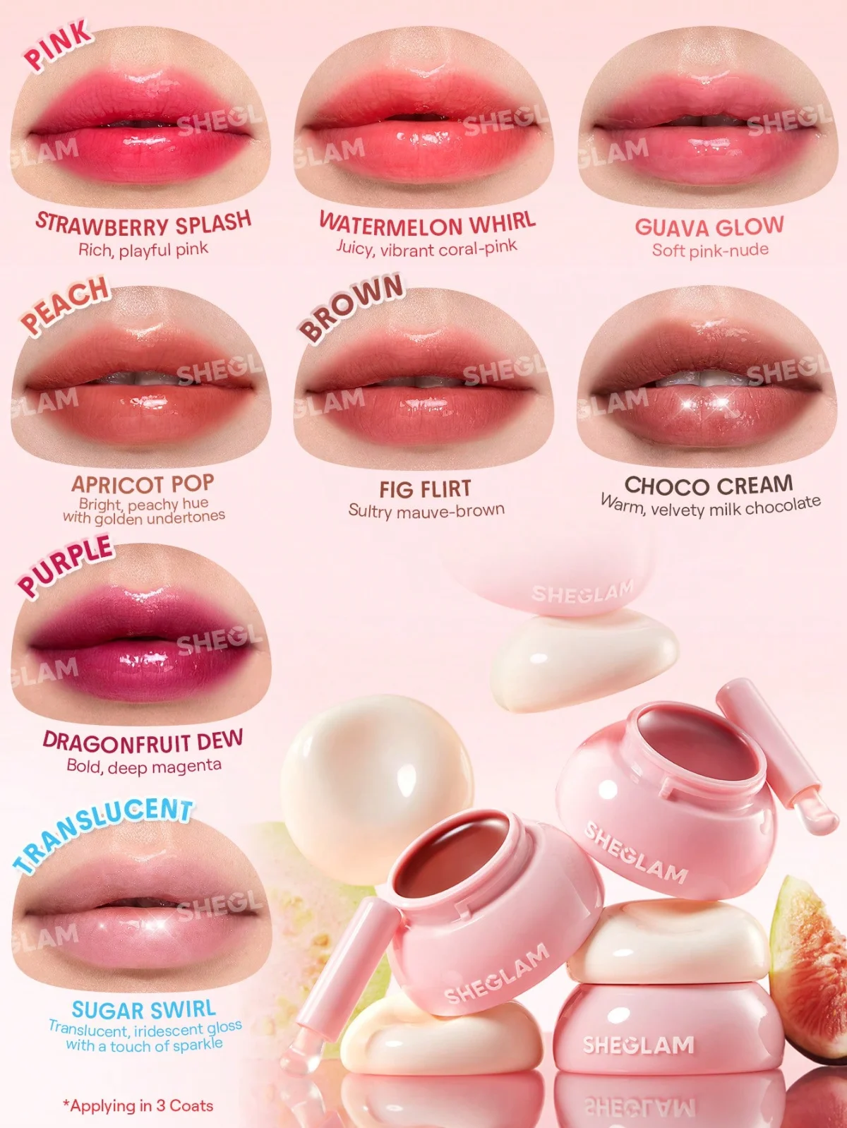 Hydra Jelly Pocket Lip Gum GUAVA GLOW 4