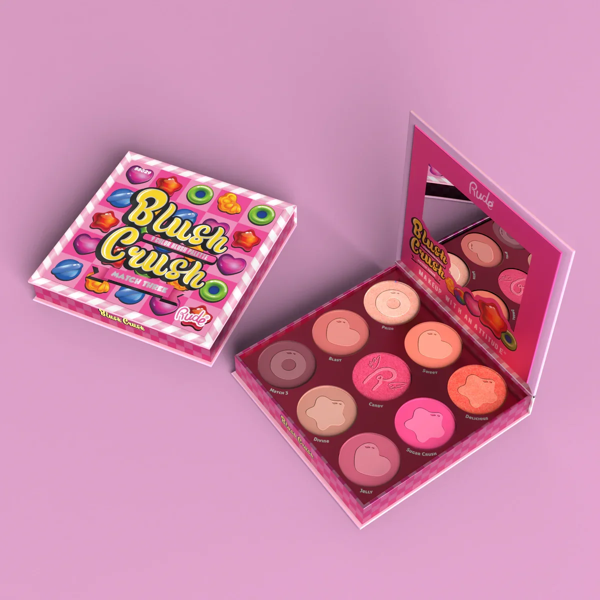 פלטת Blush Crush ב-9 גוונים - Trio Shade