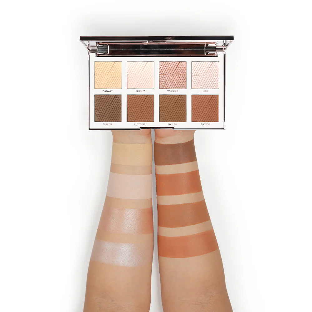 יסודות מאחורי הקלעים - Forever 52 Highlighter ו-Contour Palet 2