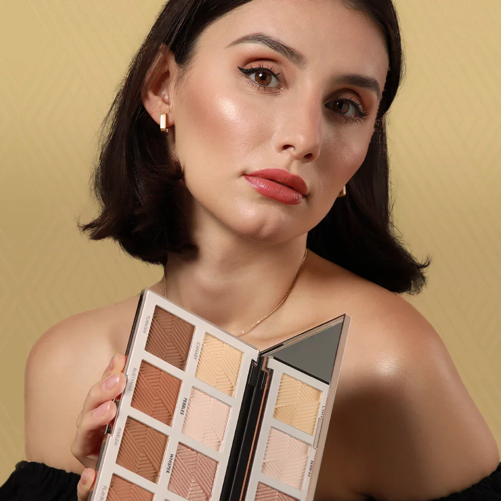 יסודות מאחורי הקלעים - Forever 52 Highlighter ו-Contour Palet 3