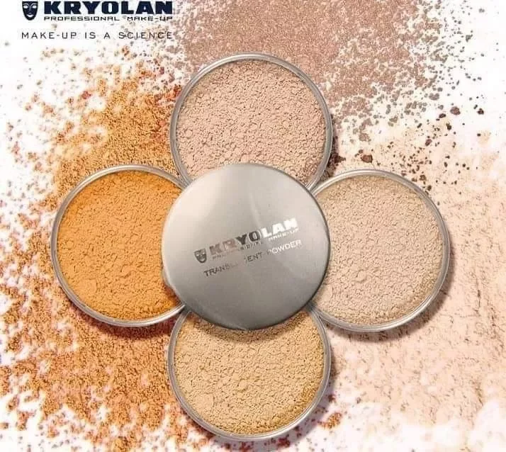 Kryolan Translucent Loose Powder Loose - 60 גרם
