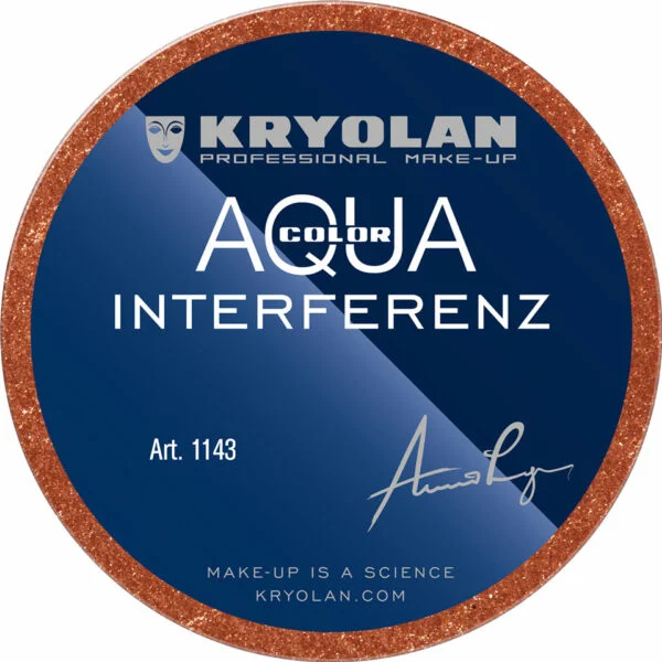 Kryolan Aquacolor Interferon Copper לציור פנים וגוף