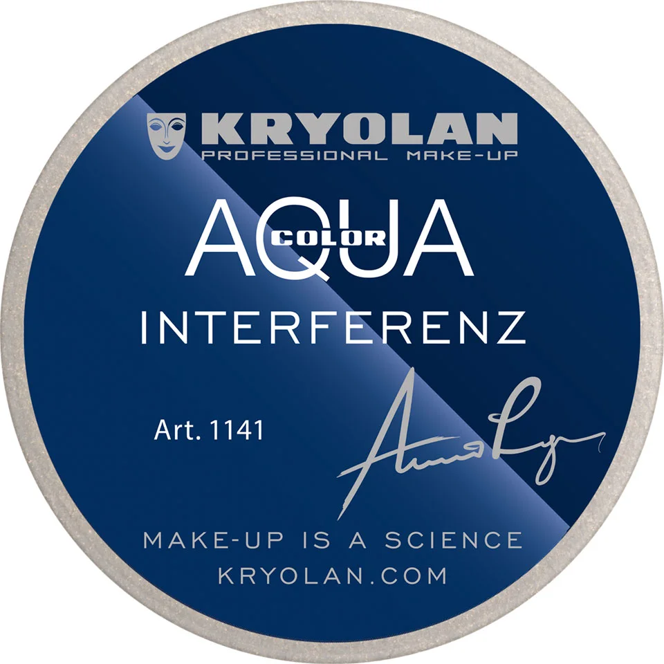 Kryolan Aquacolor Interferon Light Gold לציור פנים וגוף