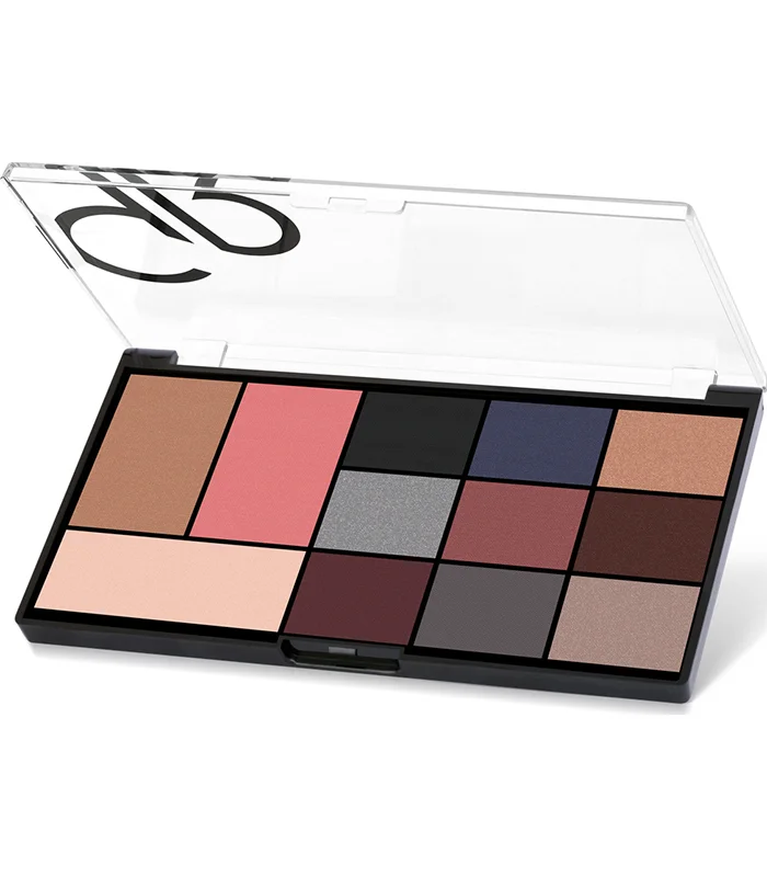 Golden Rose City Style Face & Eye Palet 02 Smokey – פלטת איפור פנים ועיניים 2
