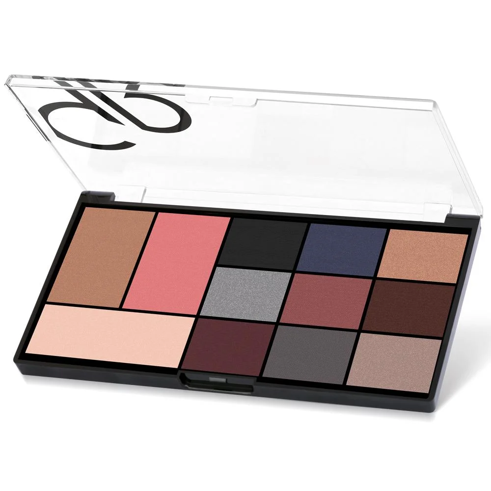 Golden Rose City Style Face & Eye Palet 02 Smokey – פלטת איפור פנים ועיניים
