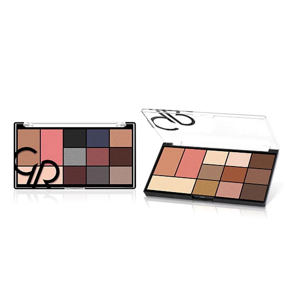 Golden Rose City Style Face & Eye Palet 02 Smokey – פלטת איפור פנים ועיניים 4