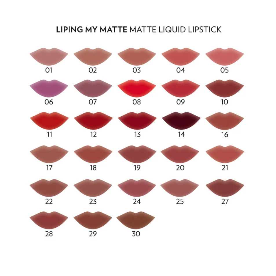 שפתון נוזלי Golden Rose Matte, 5 מ"ל, מס' 01 3