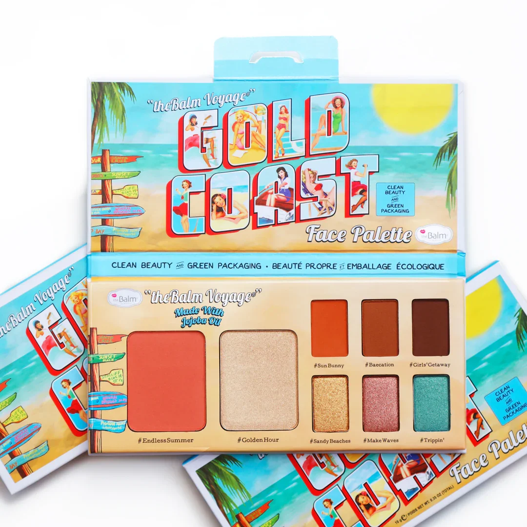 פלטת פנים גולד קוסט - דגם Rose x TheBalm