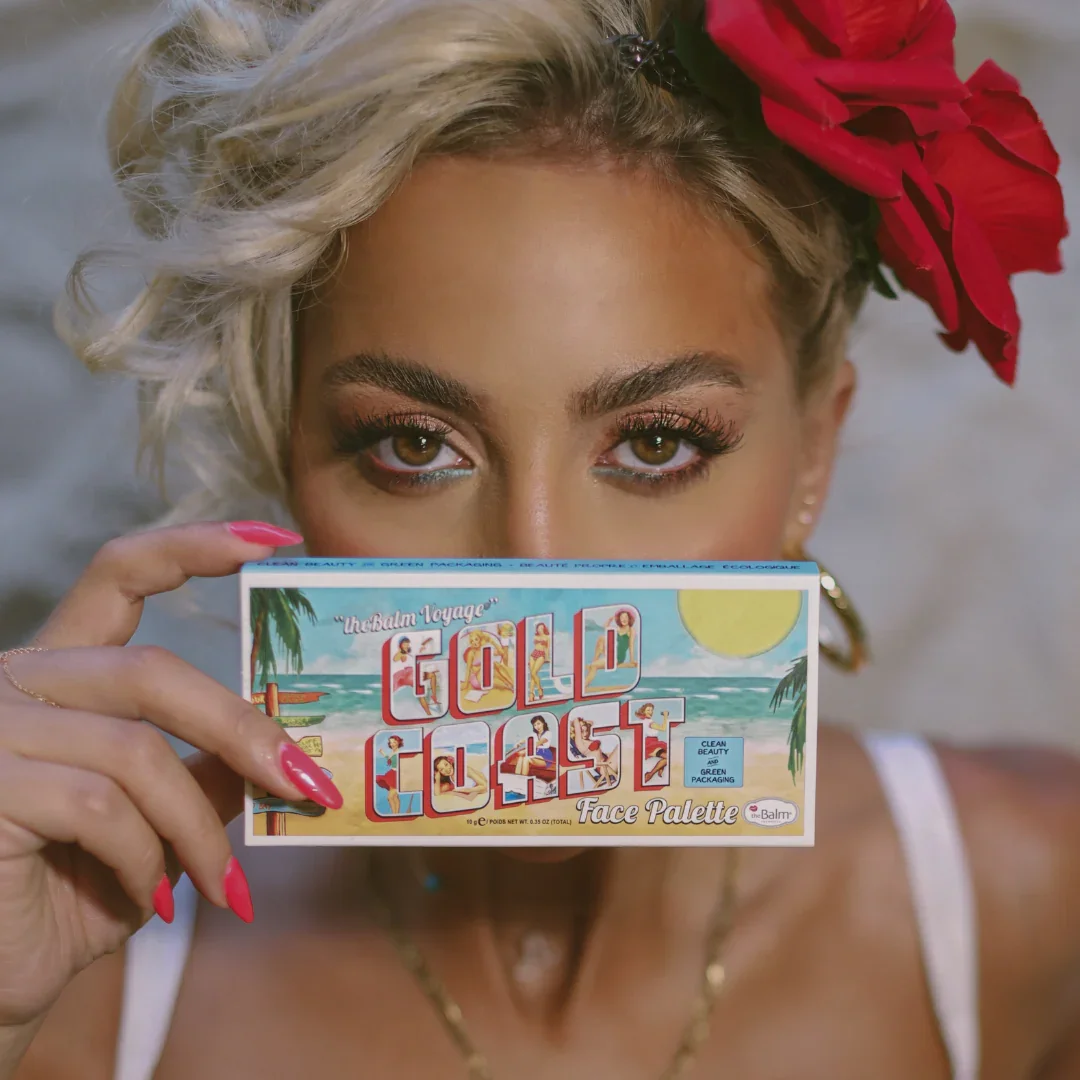 פלטת פנים גולד קוסט - דגם Rose x TheBalm 2