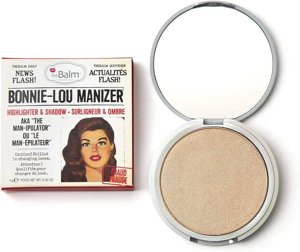 TheBalm Bonnie Le Manizer Highlighter ו-Gold Highlighter צללית