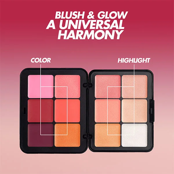 HD Skin Blush & Glow Palette 4E01 3