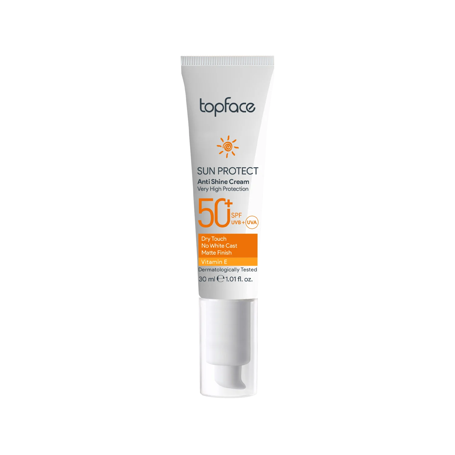 קרם הגנה נגד ברק לעור העליון SPF 50+