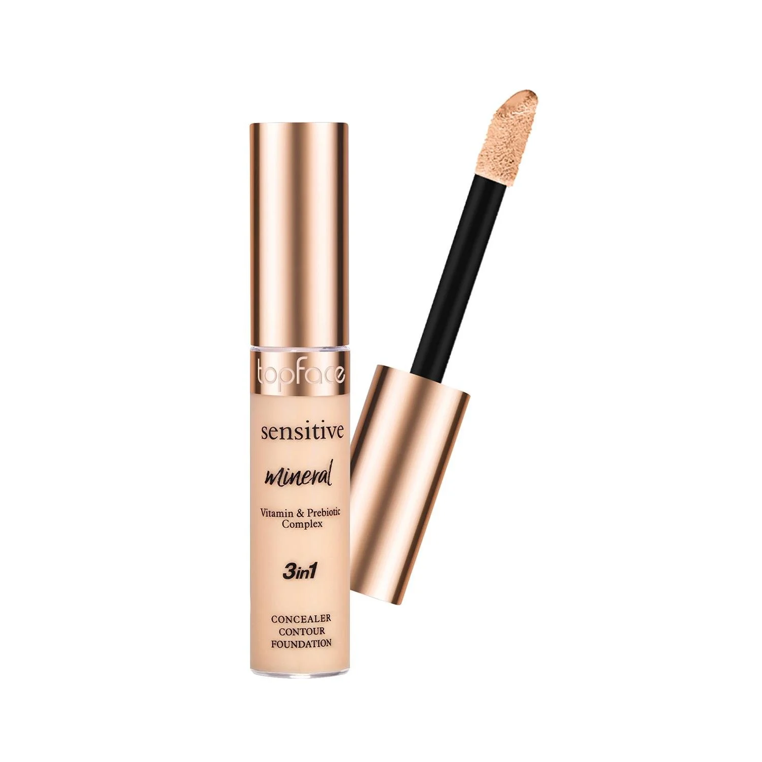 Topface Sensitive Mineral 3 ב-1: קונסילר, קונטור וקרן 2