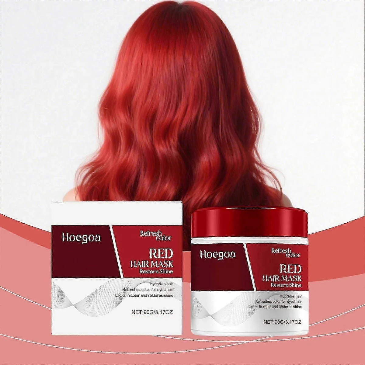 Maca Power Mask לשמירה על צבע שיער אדום קרסיל 2